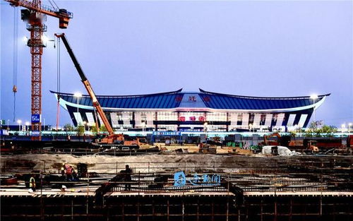 趕工期抓進度 宿遷高鐵商務區 五一 建設忙