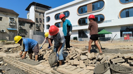 【項目建設進行時】匠心筑夢育新苗!咸安橫溝中心幼兒園建設進入沖刺階段